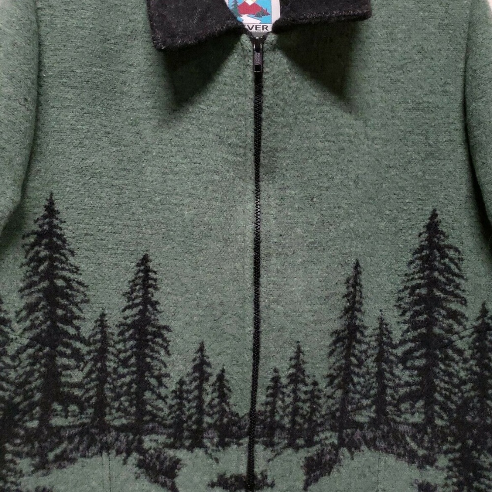 Wooded River Womens Sz M Wool Blend Blanket Jacket